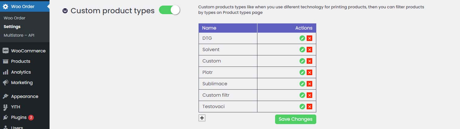custom product types